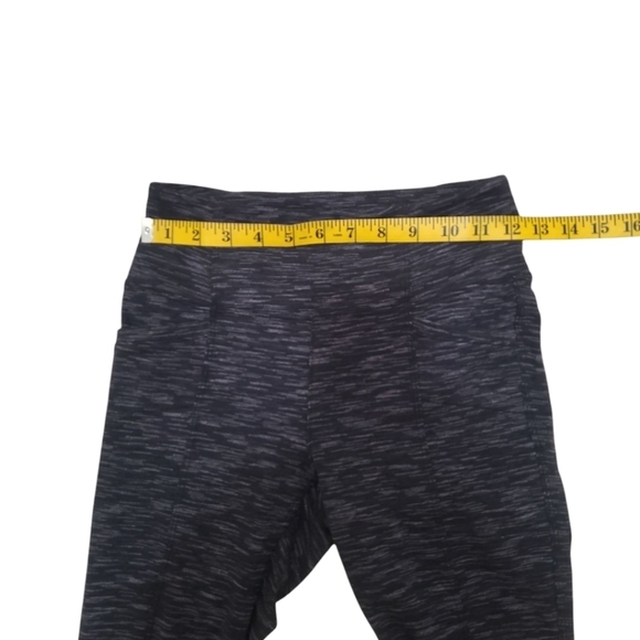 Athleta Metro Leggings W/ Front & Back Pockets Charcoal Metro Space Dye Size XS - Picture 9 of 12